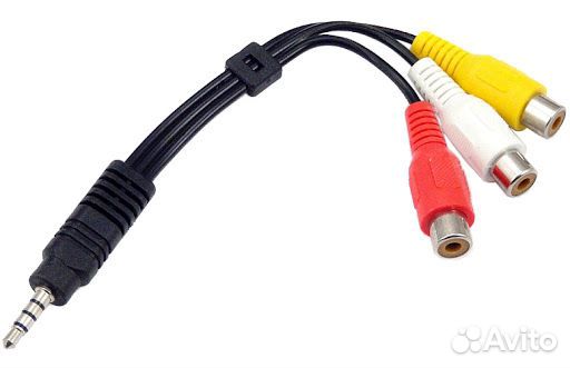 Кабель аудио Jack 3.5мм - 2 RCA и 3 RCA. новый