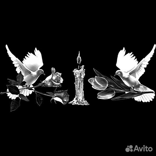 Редчайший сборник гравировки для надгробных плит