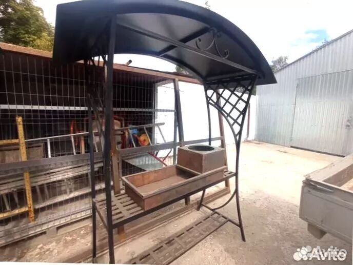Мангал С печкой под казан