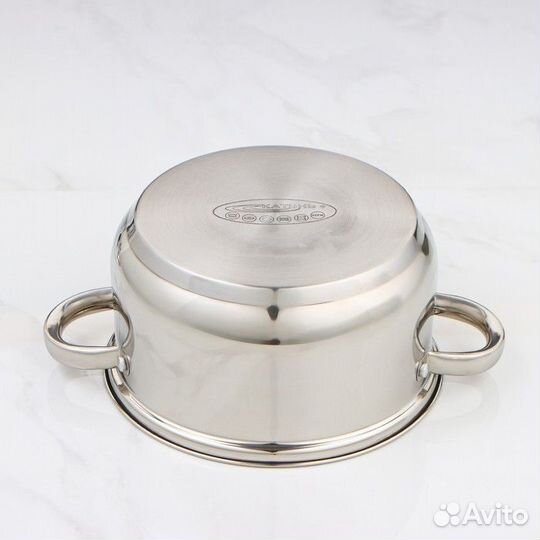 Кастрюля «Гретта», 3,4 л, d20 см, капсульное дно