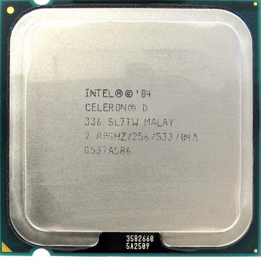 [SL7TW] Процессор Celeron D 336 Intel 2800mhz Sl7tw