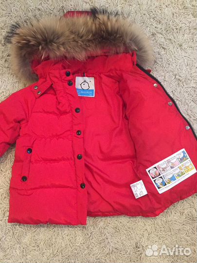 Пуховик moncler, на рост 92+