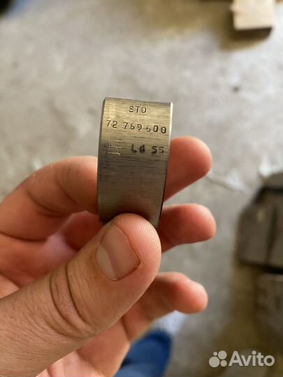 Шатунные вкладыши стандарт k7m