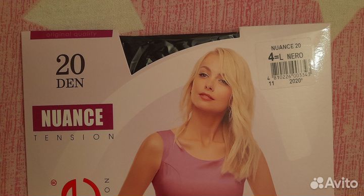 Новые колготки Conte 4L, Nero