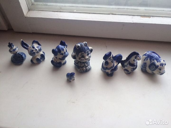 Фигурки гжель