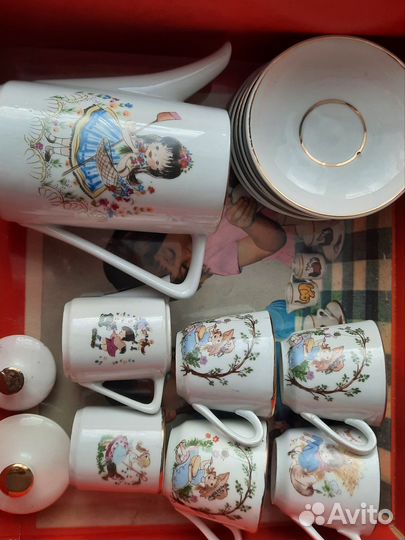 Детский сервиз чайный (кофейный) GDR