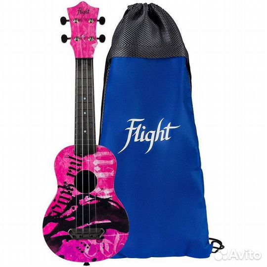 Укулеле Flight ultra S-40 Pink Rules