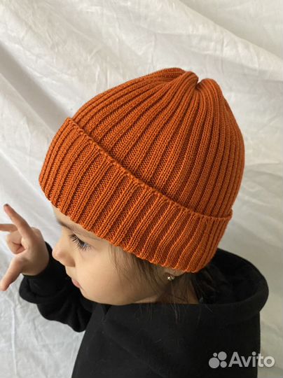 Шапка бини на ребенка унисекс