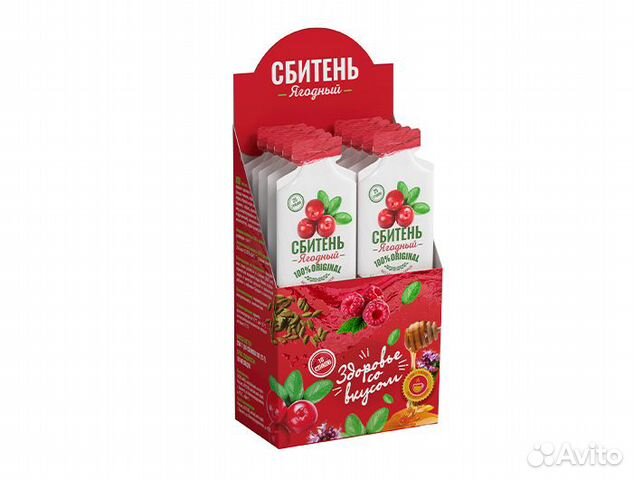 Сбитень ягодный в стиках 10 шт. по 25 гр