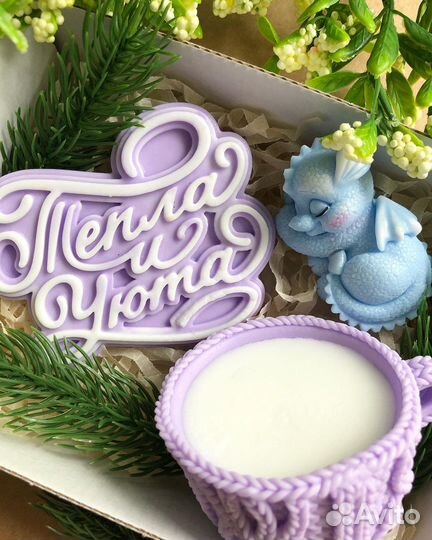 Мыло ручной работы новый год