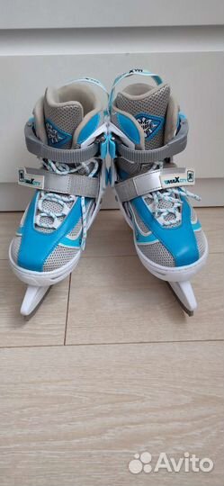 Коньки раздвижные 33-36