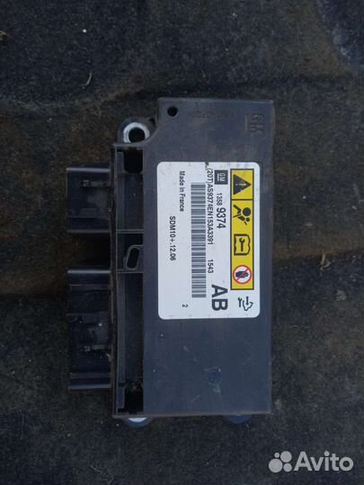 Блок управления AIR BAG chevrolet cruze