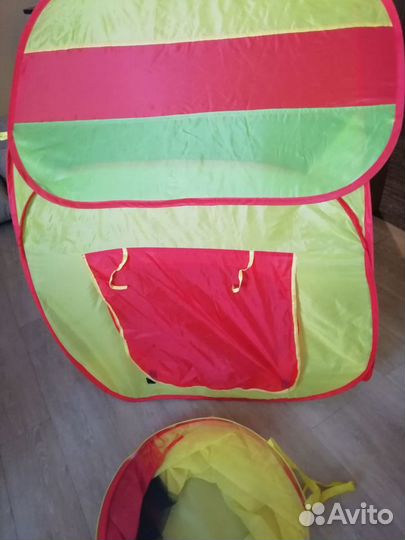 Детский игровой домик-палатка с трубой