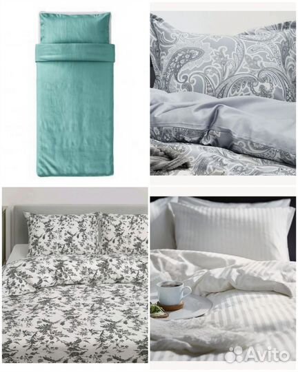 Постельное аналог IKEA, 150*200, 50*70