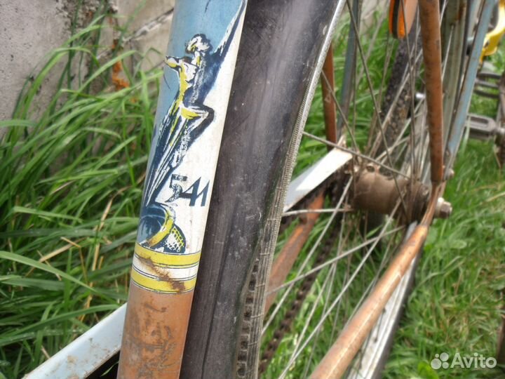 Велосипед СССР В-541 «Спорт» 1958-71 Рубиновый цв