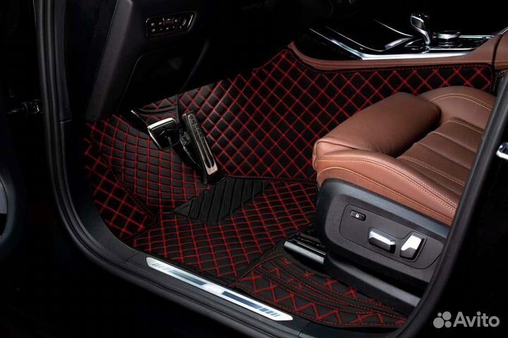 3D Коврики Hyundai Салон Багажник из Экокожи