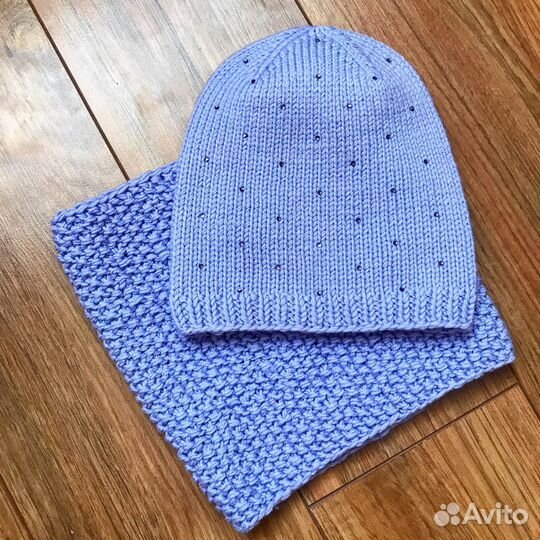 Шапка и студ (шерсть мериноса ) р. 50-52