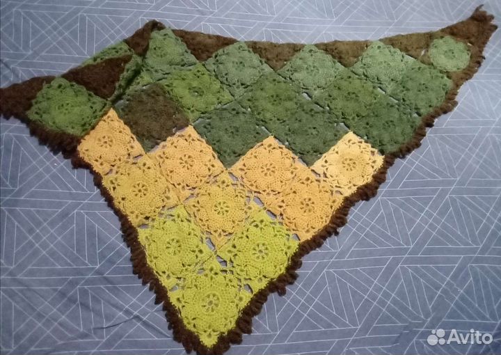 Платок шаль крючком