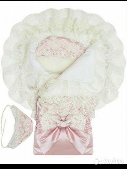 Конверт на выписку для девочки утеплённые