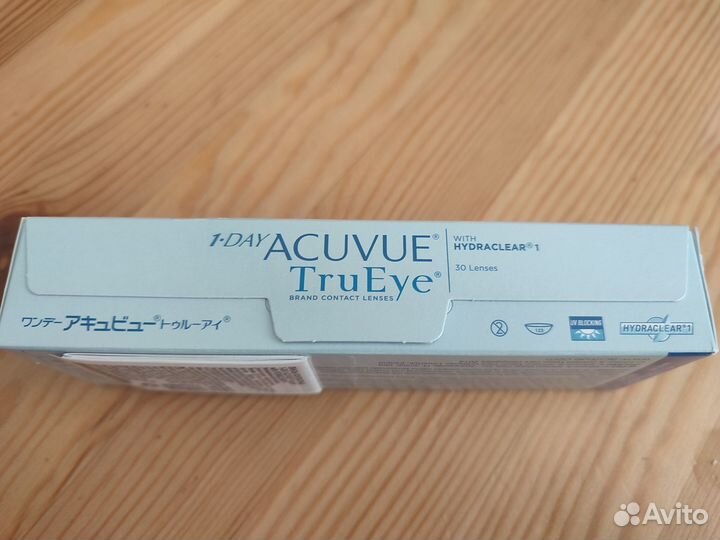 Линзы контактные однодневные Acuvue TruEye