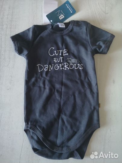 Пакет одежды боди штаны для мальчика 9 мес - 1 год