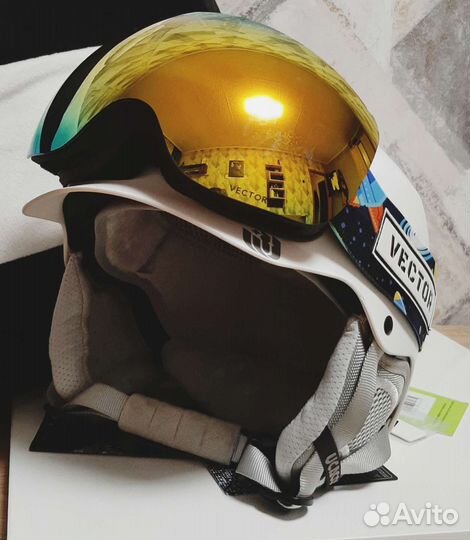 Горнолыжные очки vector/линза на магнитах