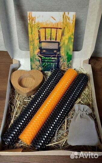 Свечи из вощины набор