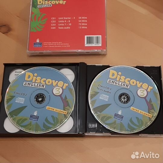 Комплекты аудиодисков Discover English 2 и 3