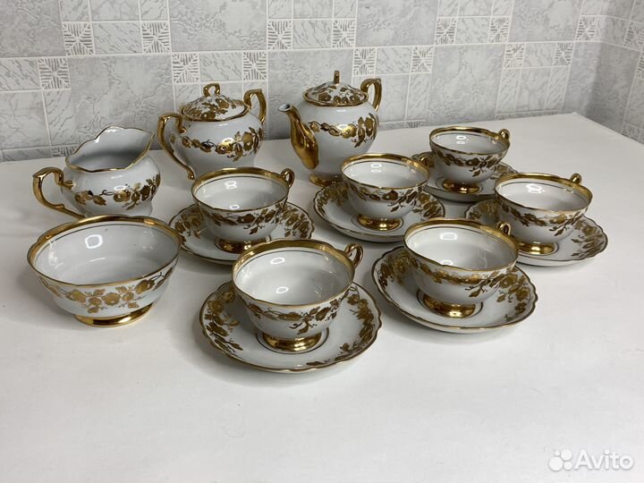 Чайный фарфоровый сервиз.лфз.Оскар.ГДР