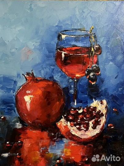 Картина маслом на холсте натюрморт