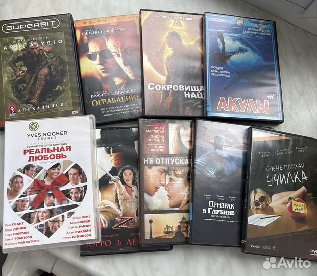 Dvd диски фильмы 17 штук комедии боевики триллеры