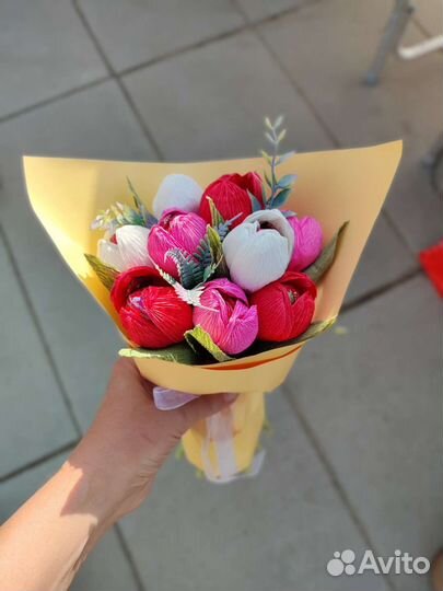 Букет из конфет на 1 сентября