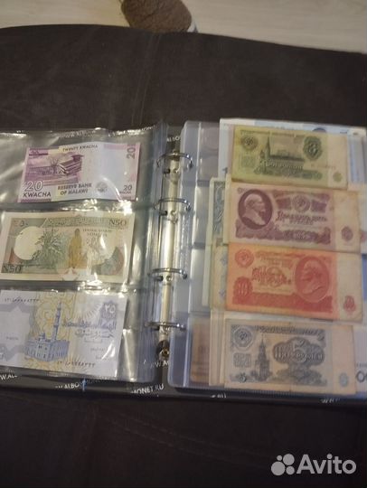 Коллекция купюр и монет