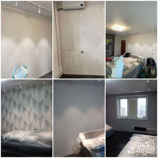 Поклейка обоев