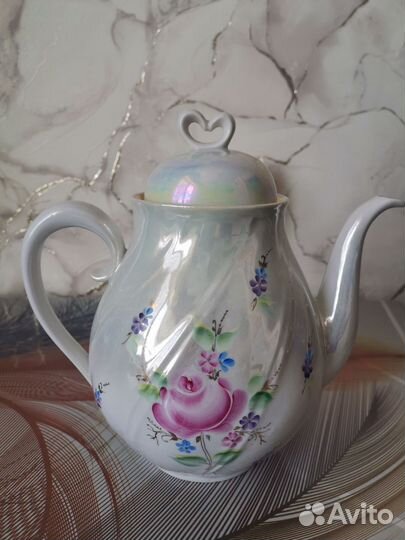 Чайник заварочный СССР, клеймо Белочка