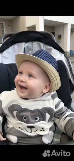 Шляпа h&m соломенная детская (6-9мес)