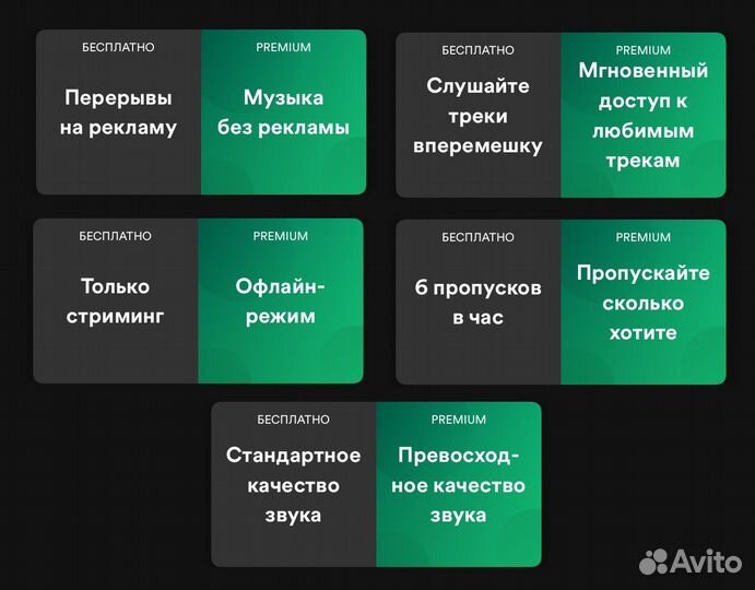 Spotify Premium 1-12 месяцев. Личная подписка