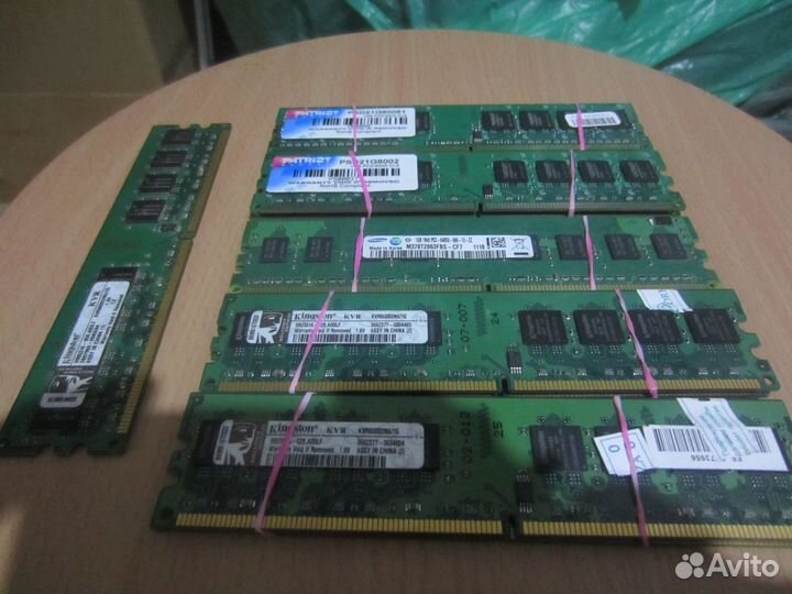 Планки на 1gb (DDR1, DDR2, SO-dimm DDR2)