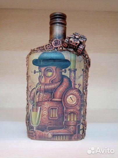 Бутылка стимпанк