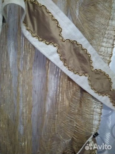 Тюль, ламбрекен, держатели для штор