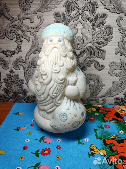 Дед мороз и снегурочка СССР пластик