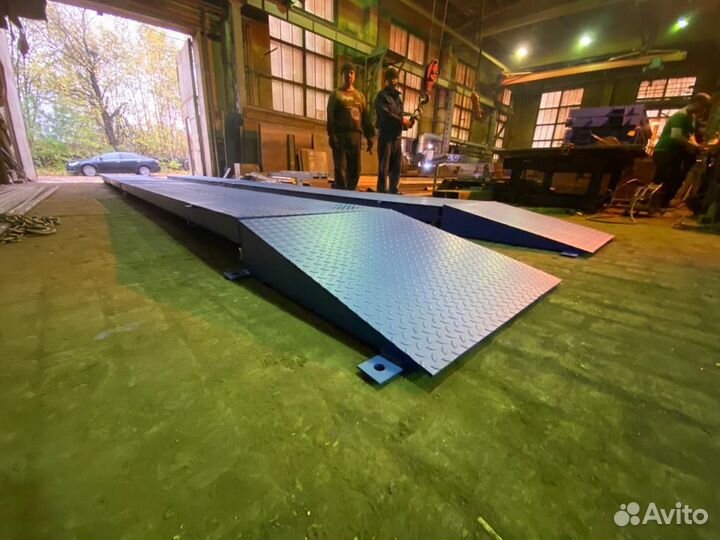 Весы колейные тракт 40 тонн 8 метров