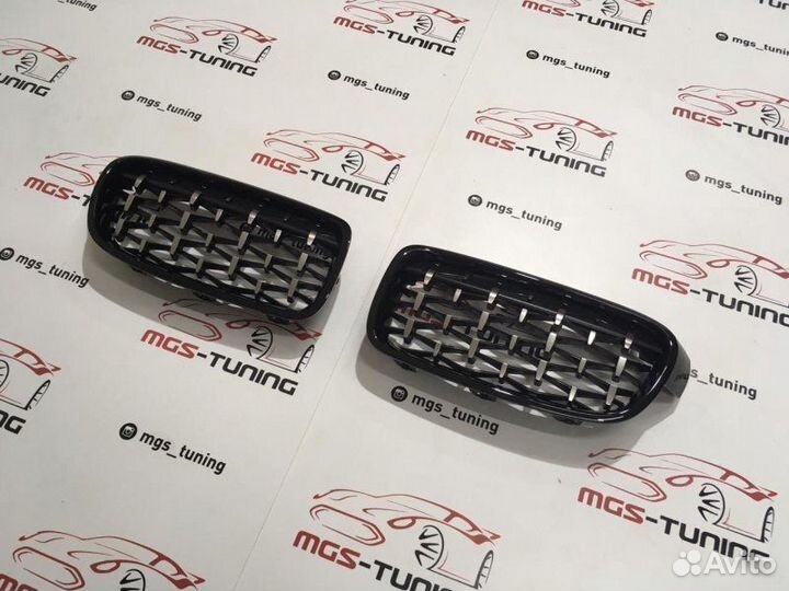Решетка BMW 3 series F30 стиль Z4 черная