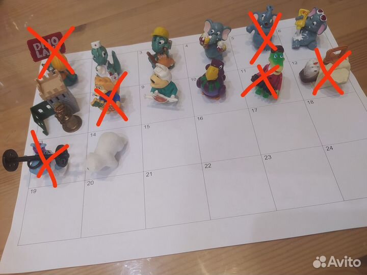 Киндер динозаврики, слоны и другие