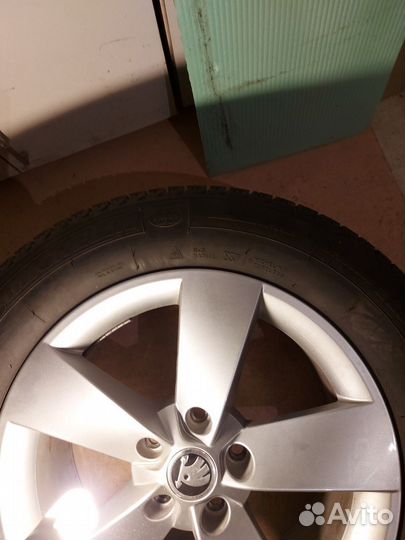 Комлект skoda kodiaq Michelin X-ICE R17 оригинал