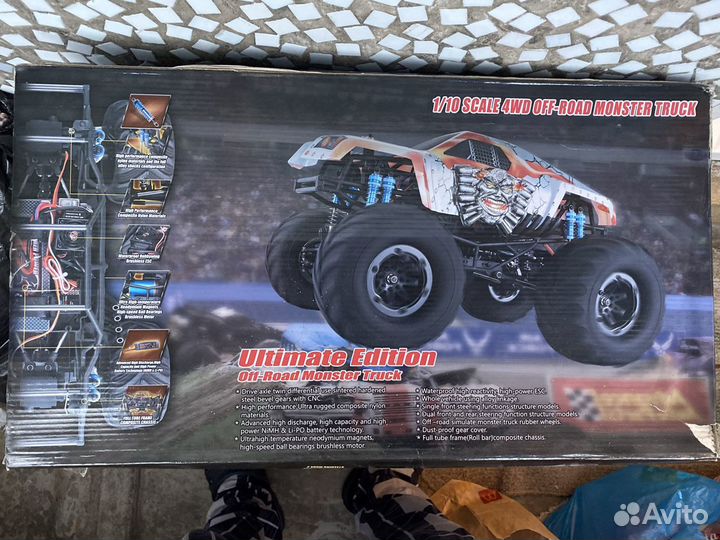 Электромашинка на пульте 1/10