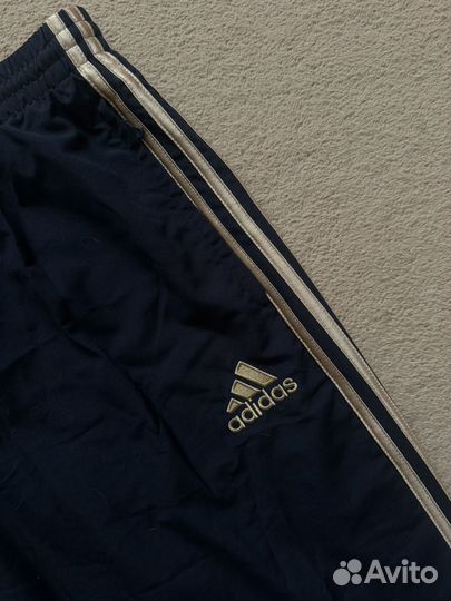 Синие штаны adidas