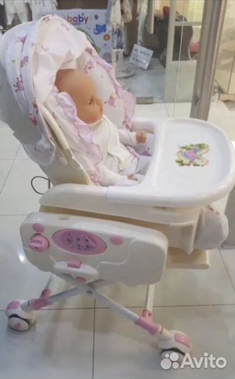 Детский стол, стул, качалка, кроватка