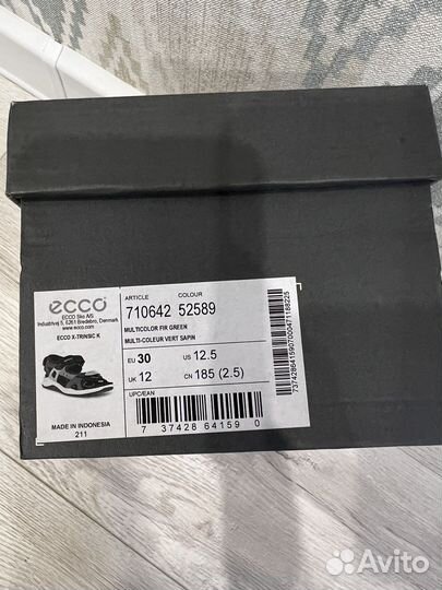 Сандали ecco для мальчика 30 р