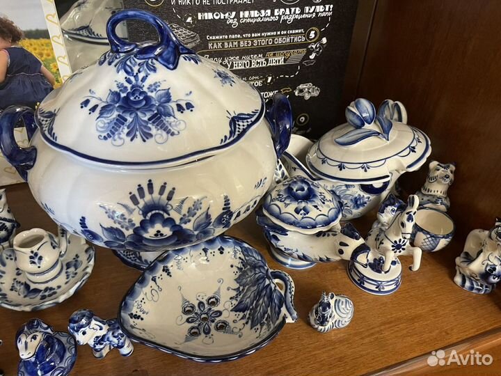 Коллекционный набор гжель